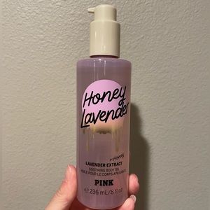 New VS PINK Honey Lavender Soothing Body Oil